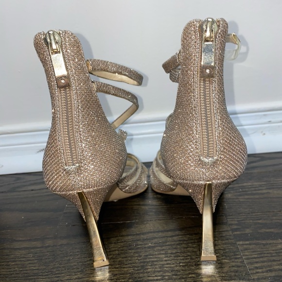 Silver & Rose Gold Vince Camuto Heels - Picture 2 of 5